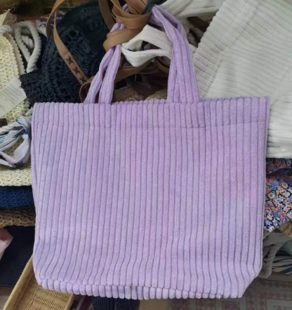 Violeta velveta sieviešu iepirkumu soma