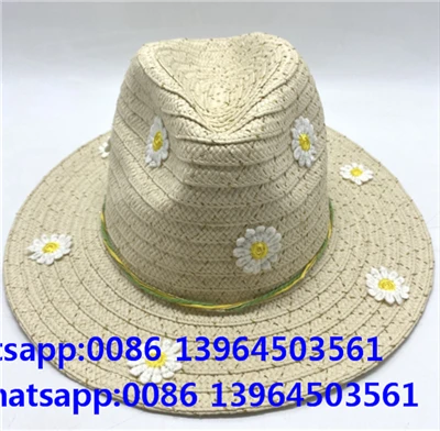 Sieviešu Fedora saules cepure ar lielām malām