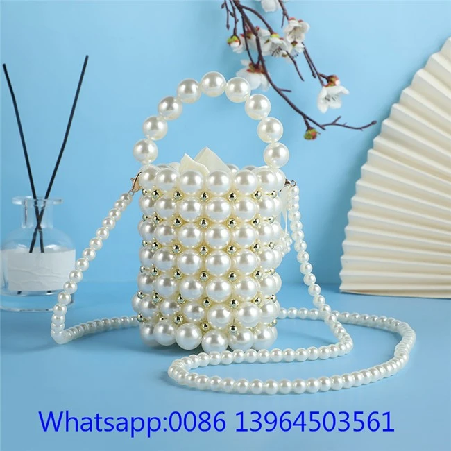 Small Pearl Handmade Crossbody vakarsoma