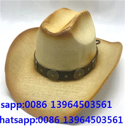 Distressed salmu Fedora cepure ar pogas joslu