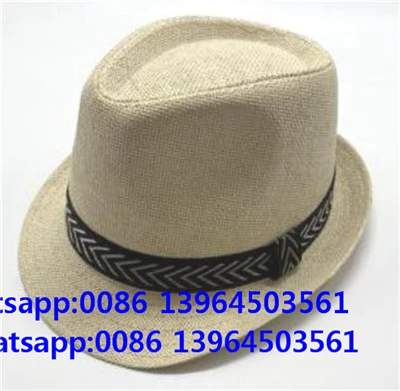 Sievietes Vīriešu Fedora pludmales cepure