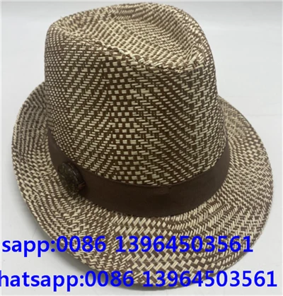 Īsa vīriešu Boho salmu cepure