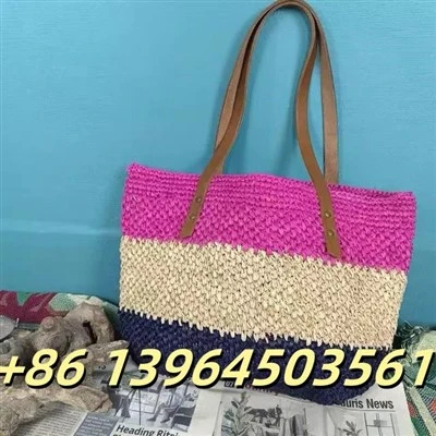 Madagaskaras Raffia Tote somas